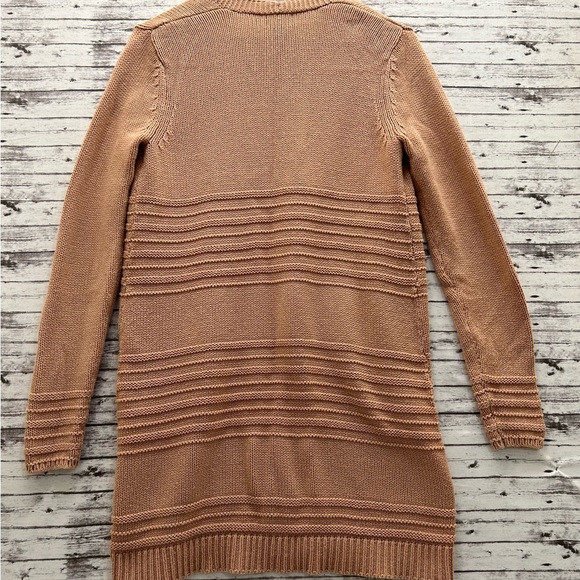 Old Navy light pink knitted long cardigan sweater women’s size small - Picture 3 of 6